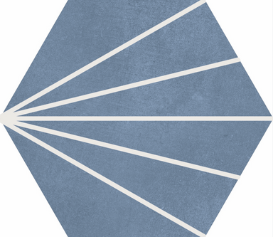 SPOTLIGHT 9X10 HEX DECO BLUE