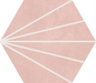 SPOTLIGHT 9X10 HEX DECO ROSE