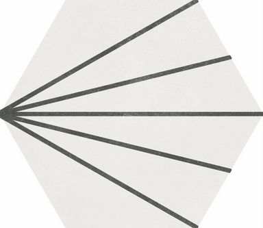SPOTLIGHT 9X10 HEX DECO WHITE
