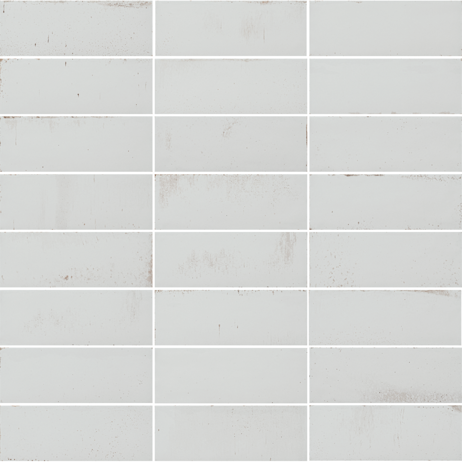 Surf 3x8 White Gloss Porcelain Tile - Samples