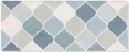 TROPICANA 10X24 DENIM PATTERN MIX MATTE