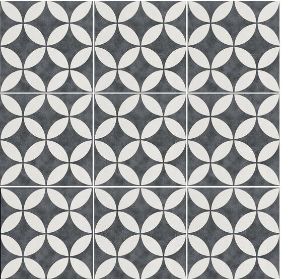Catalina 6x6 Coal Enya Decorative Tile - SAMPLES